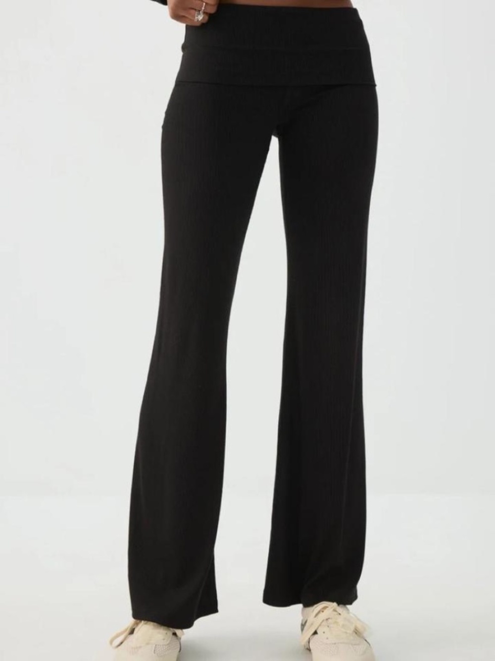 FOLD OVER FLARE LEGGINGS
